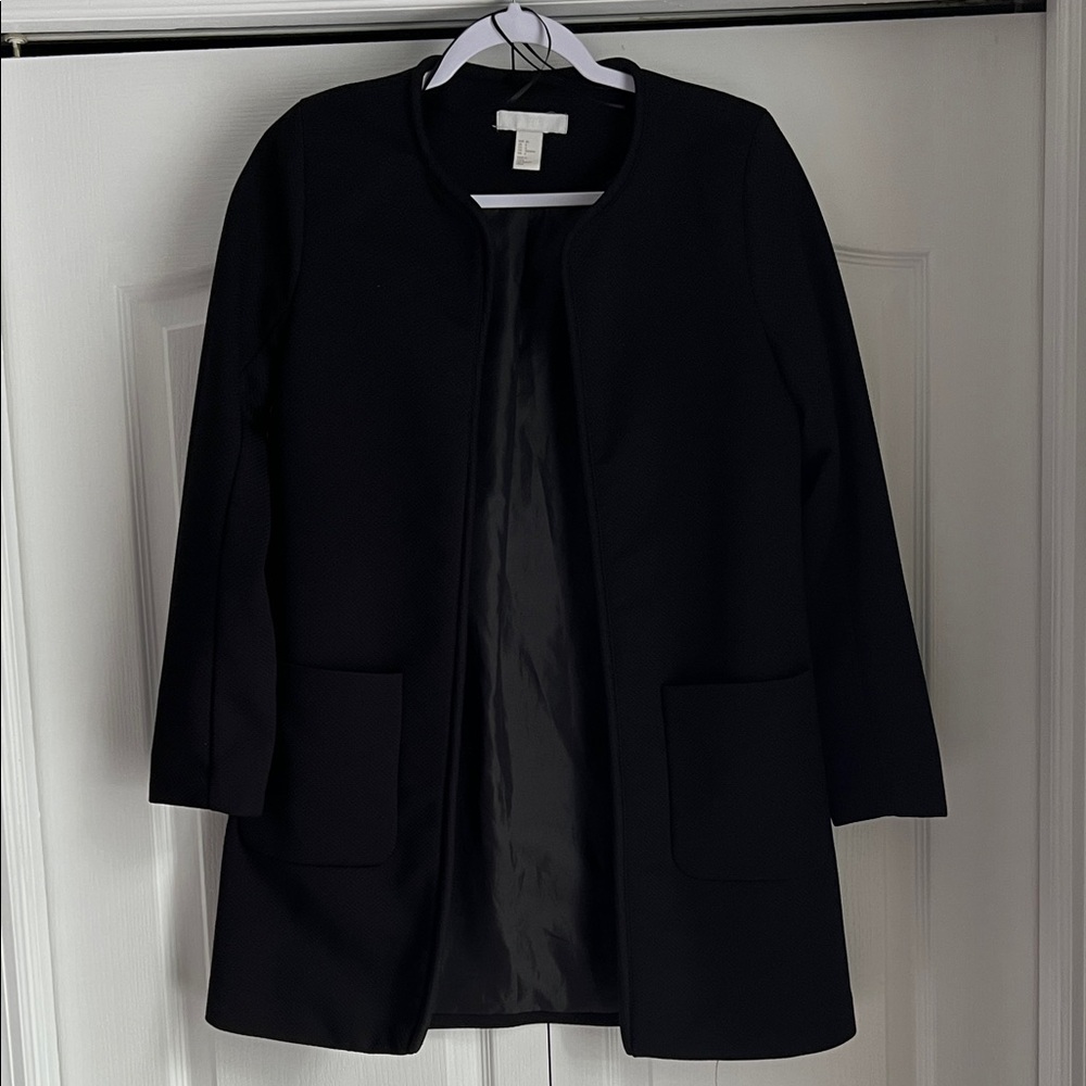 H&M Black Women's Blazer Coat